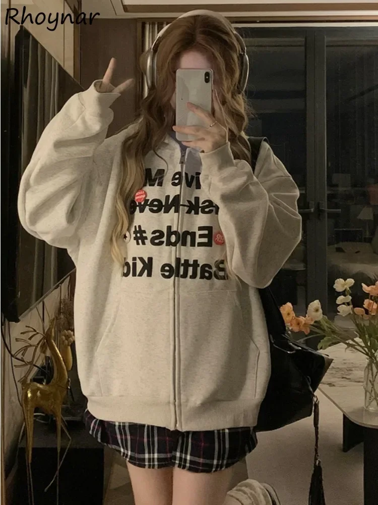 

Толстовки женские лоскутные клетчатые кепки с буквенным узором в американском стиле шикарные ретро повседневные зимние топы для колледжа универсальные свободные топы для пар