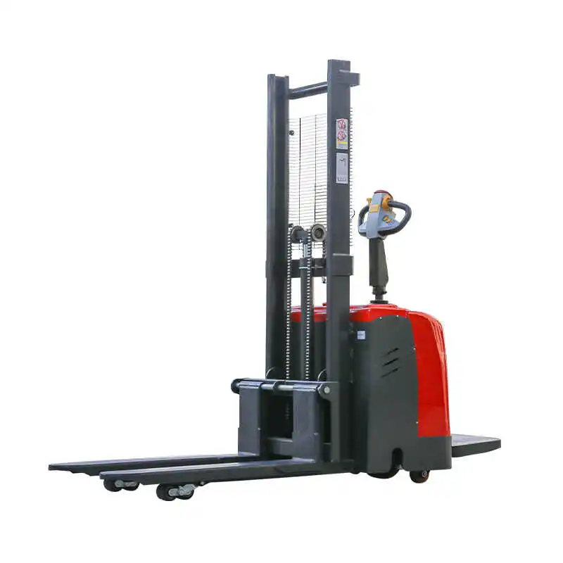 

Mingsheng Electric Stacker 1 ton Hydraulic Lifting Cattle 1.5 tons 2 tons Stacking Station Driving Full Electric Forklift