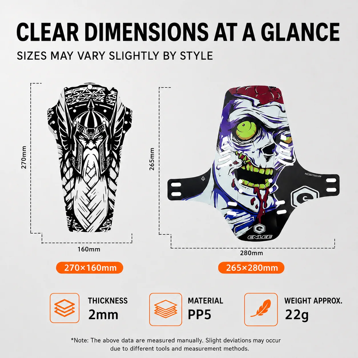 2 Pcs Mountain Bike Mudguard with Carbon Fiber Pattern Color DH Downhill Road Bike Saddle universal Mud Removal Tile - view 5
