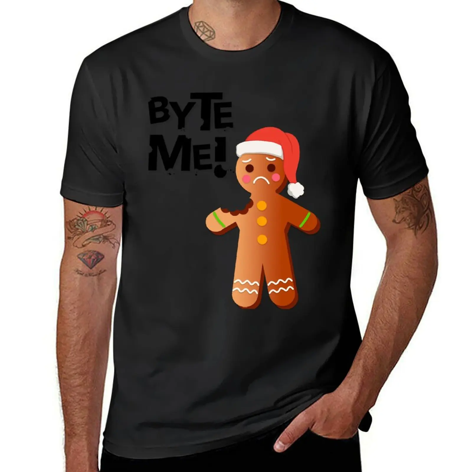 Byte Me T-Shirt graphics korean fashion kawaii clothes T-shirt men