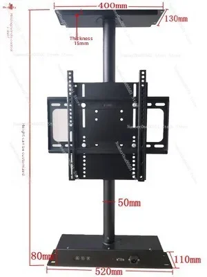 ​ ​​​ ​360 Degree Electric TV Rotating Stand Remote Control LCD Monitor Swivel Mount Bracket for Flat Screen​