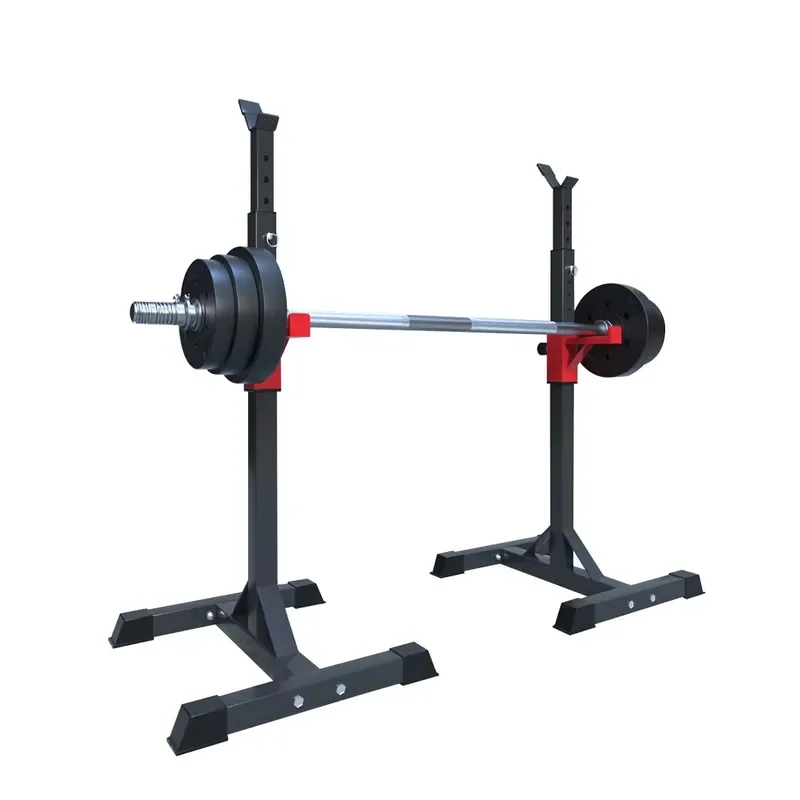 Adjustable Split Squat Rack Gym Sports Equipment Barbell Stand Heavy Duty Weightlifting Bracket for Home Fitness Training