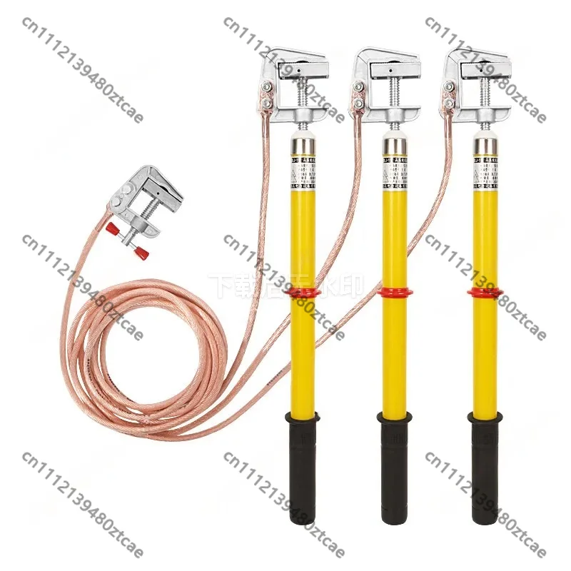 10KV High Voltage Grounding Wire Power Station Grounding Rod Distribution Room Soft Copper Earthing Safety Equipment