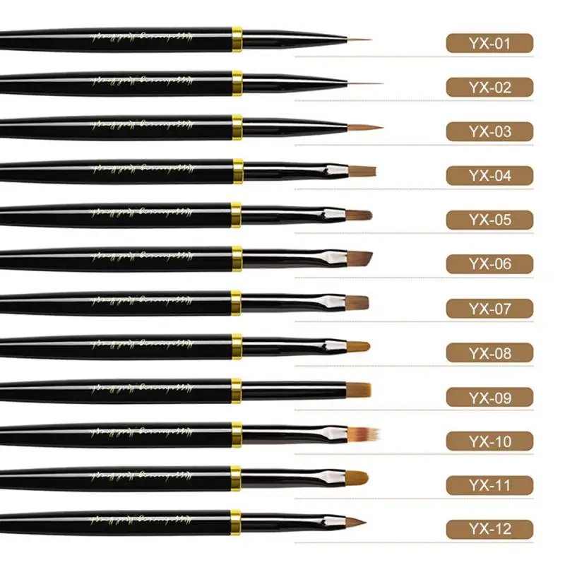 Practical Major Convenient Multifunctional Paint Pen Safety Durable Nail Art Brushes Health & Beauty Simple Manicure Tools