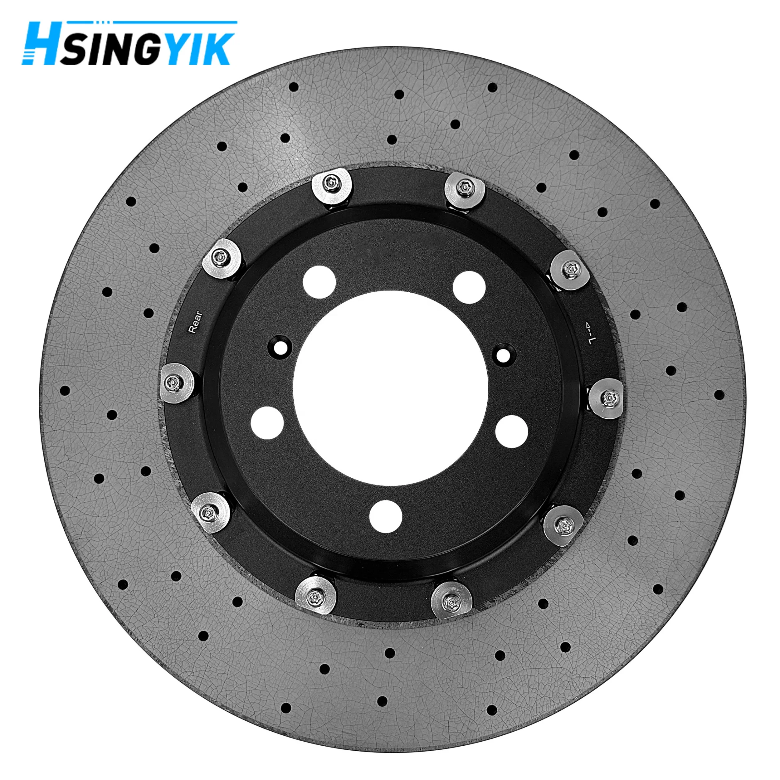 Vehicles Lightweight Durable Front Rear 390mm32mm Carbon Ceramic Brake Discs For Porsche 2024 911 GT3