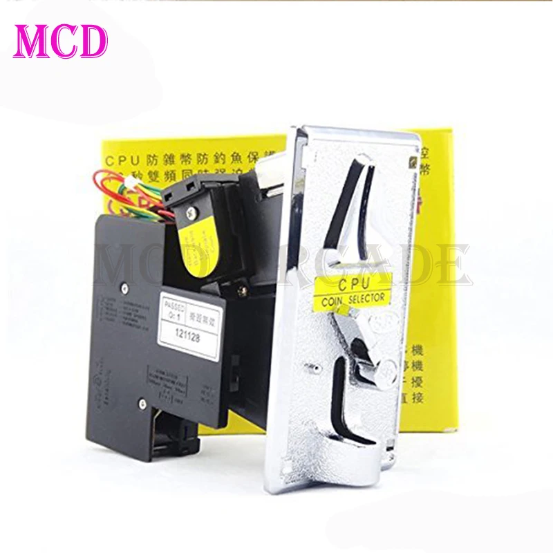 

2pcs/Lot Side Cast CPU Coin Picker Arcade Electronic Token Coin Picker Acceptor for Claw Crane Machine Video Vending Machine