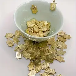 10 kleine sculptuurdecoraties, Feng Shui-geld DIY-collectie Mini metalen beelden, rijkdom aankleden Guardians, veelbelovend en P