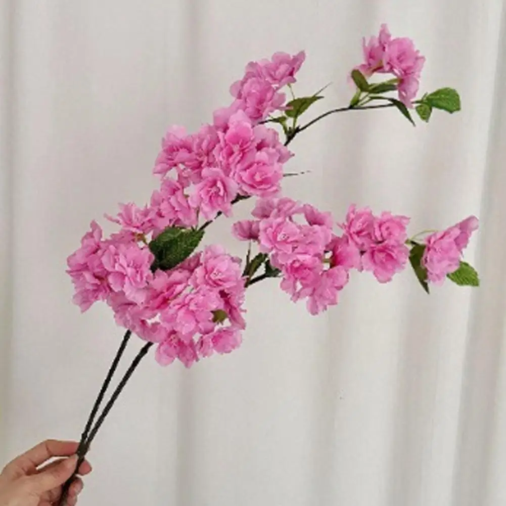 Arrangements de fleurs artificielles, branches de cerisier artificielles, tiges longues de 31,5 cm, fleurs de printemps réalistes, fausses fleurs pour la maison