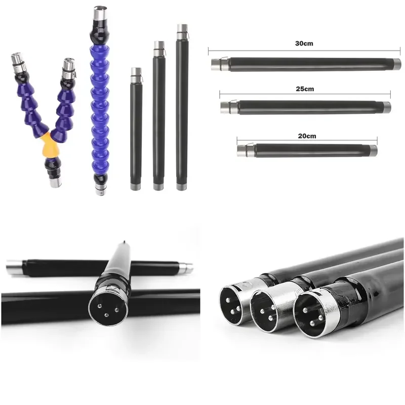 3XLR Reciprocating Linear Motor Extension Rod Tube Attachments Angle Adjustable End Connector Holder Part