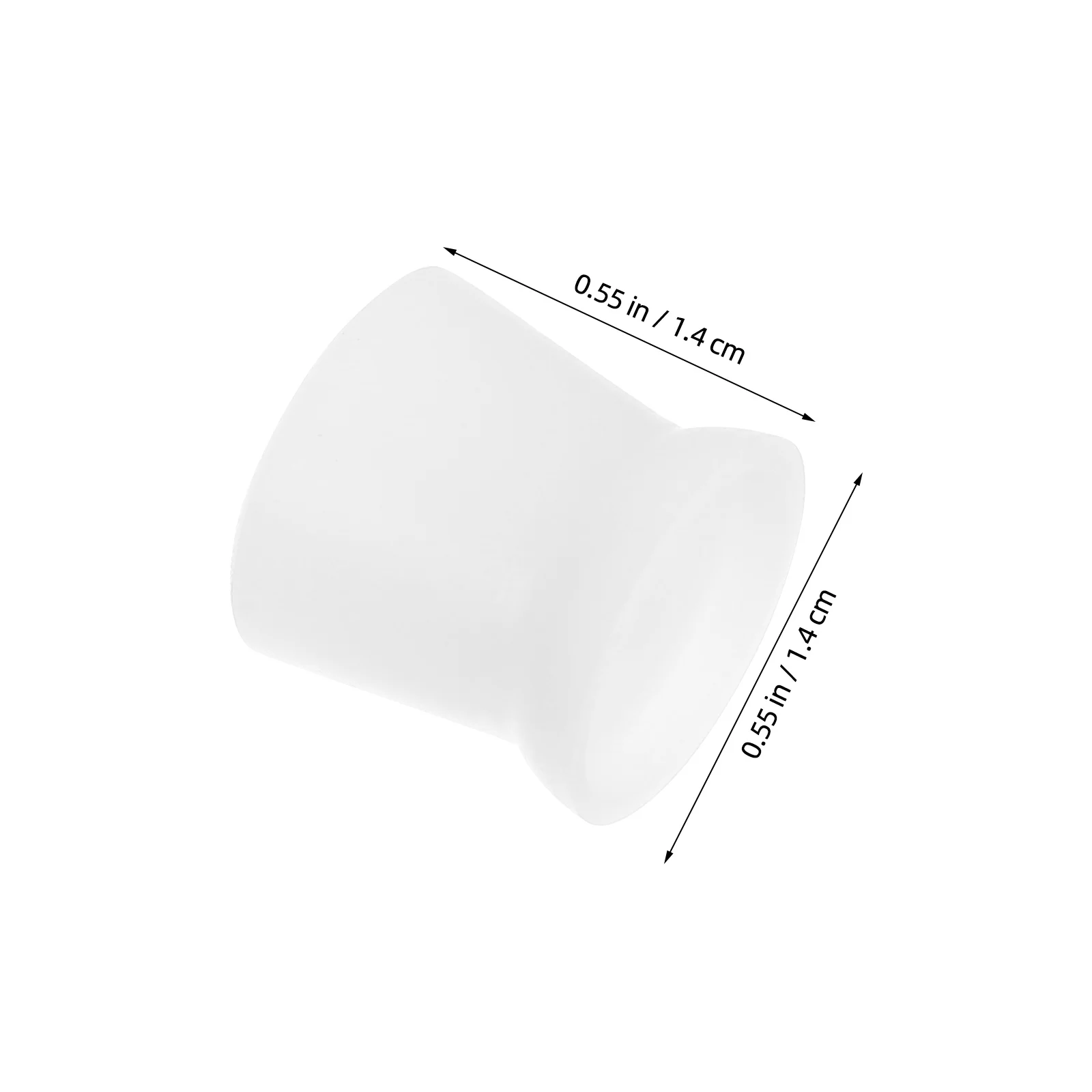 300 قطعة من أكواب حبر الوشم السيليكون حامل الصباغ الأبيض حاويات حبر صغيرة مستقرة لمكياج الوشم Microblading #5