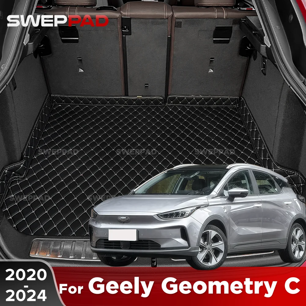 

Для Geely Geometry C 2020-2024: 3D-коврик в багажник, защитный коврик для грузового отсека, аксессуары для интерьера автомобиля