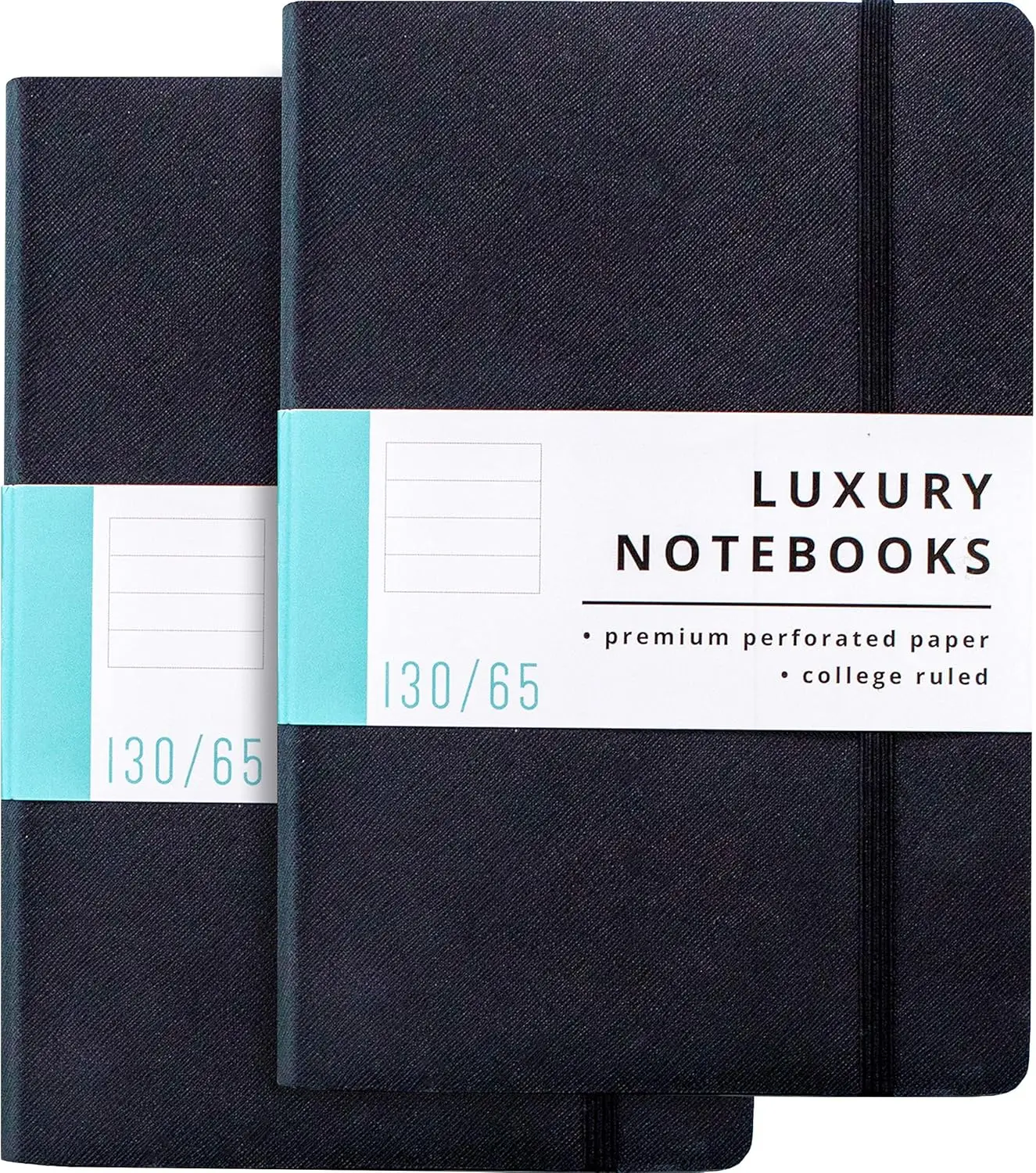 

Lined Journal Notebook for Writing with 130 Pages, Soft Leatherette Cover, Executive Notebook for Work Travel College