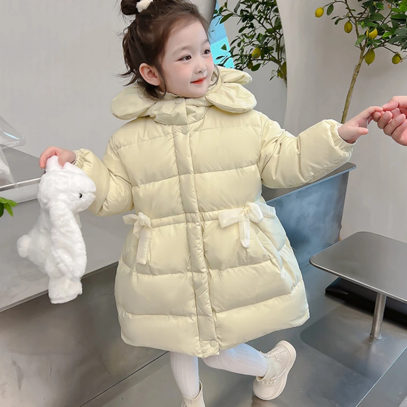 Winter Jacket for Girls Kids Hooded Parka Cute Long Coat For Baby Puffer Jacket  Down Jacket For Girls Coats Children Jackets