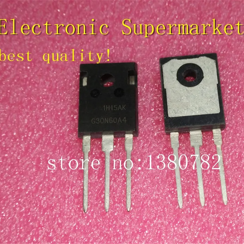 

Free Shipping 10pcs-50pcs/lots G30N60A4 G30N60A G30N60 NEW TO-247 IC In stock!