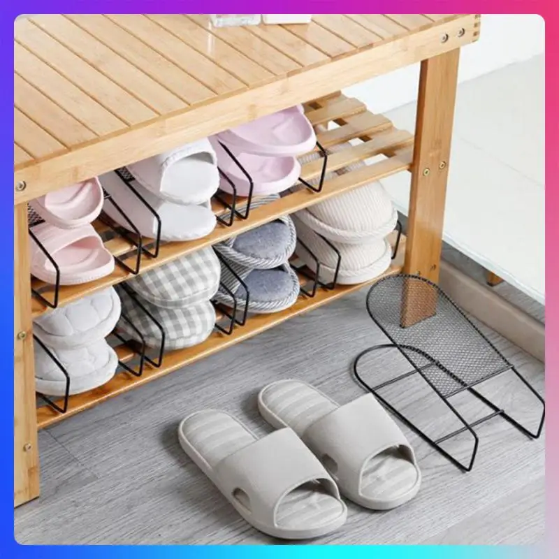 

Sturdy Storage Rack Durable Shoe Rack Double Layered Placing Shoes Storage Shoe Rack Shoe Hanger Saving Space Home Storage