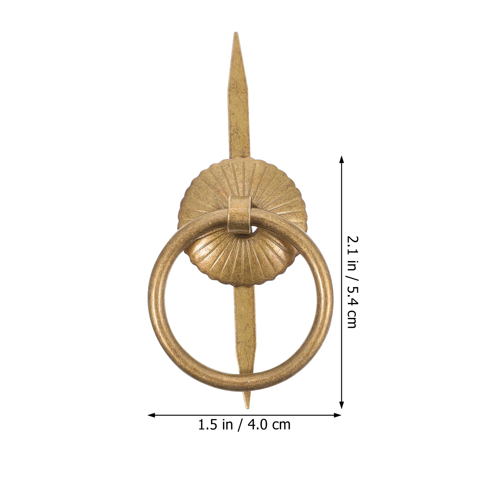 

10Pcs Cabinet Pull Handles Round Ring Knob Solid Iron Drawer Knobs for Closet Cupboard Door Replacement Hardware Accessories