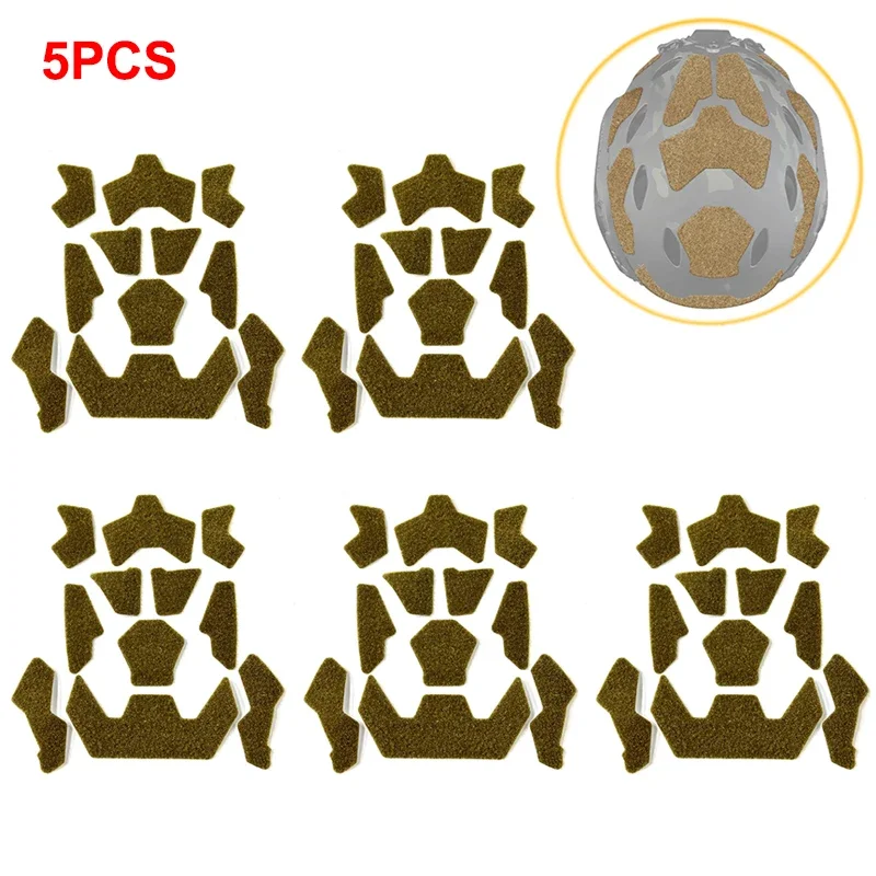 11pcs FAST Helmet Magic Sticker Airsoft Helmet Patches Hook and Loop Sticky for FAST Tactical Helmet Accessories(3/5set)