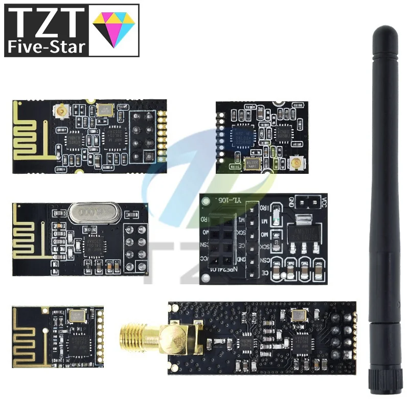 NRF24L01+ 2.4G wireless data transmission module 2.4GHz NRF24L01 upgrade version NRF24L01+PA+LNA 1000 Meters For Arduino