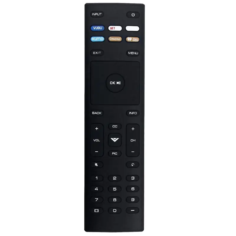 B48A!BG XRT136 Remote Control Replace for VIZIO TV D24F-F1 D32FF1 D43F-F1 E55U-D0 E55UD2 E55-D0 E55E1 M65-D0 M65E0 P65-E1 P75C1
