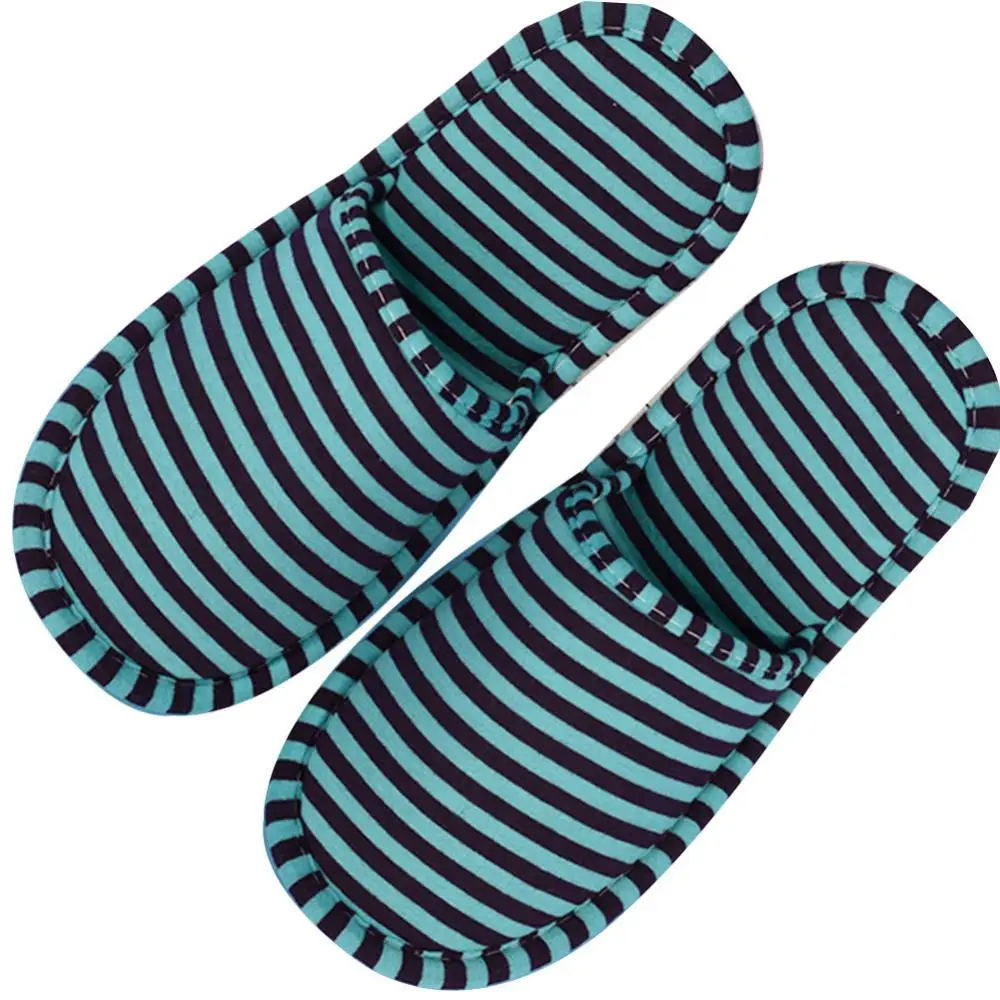 

Outdoor Women Fashion Shoes Slippers Women's Foldable Unisex Stripe Print Non-Slip Thicken Hotel Travel Homewear Women's 2023