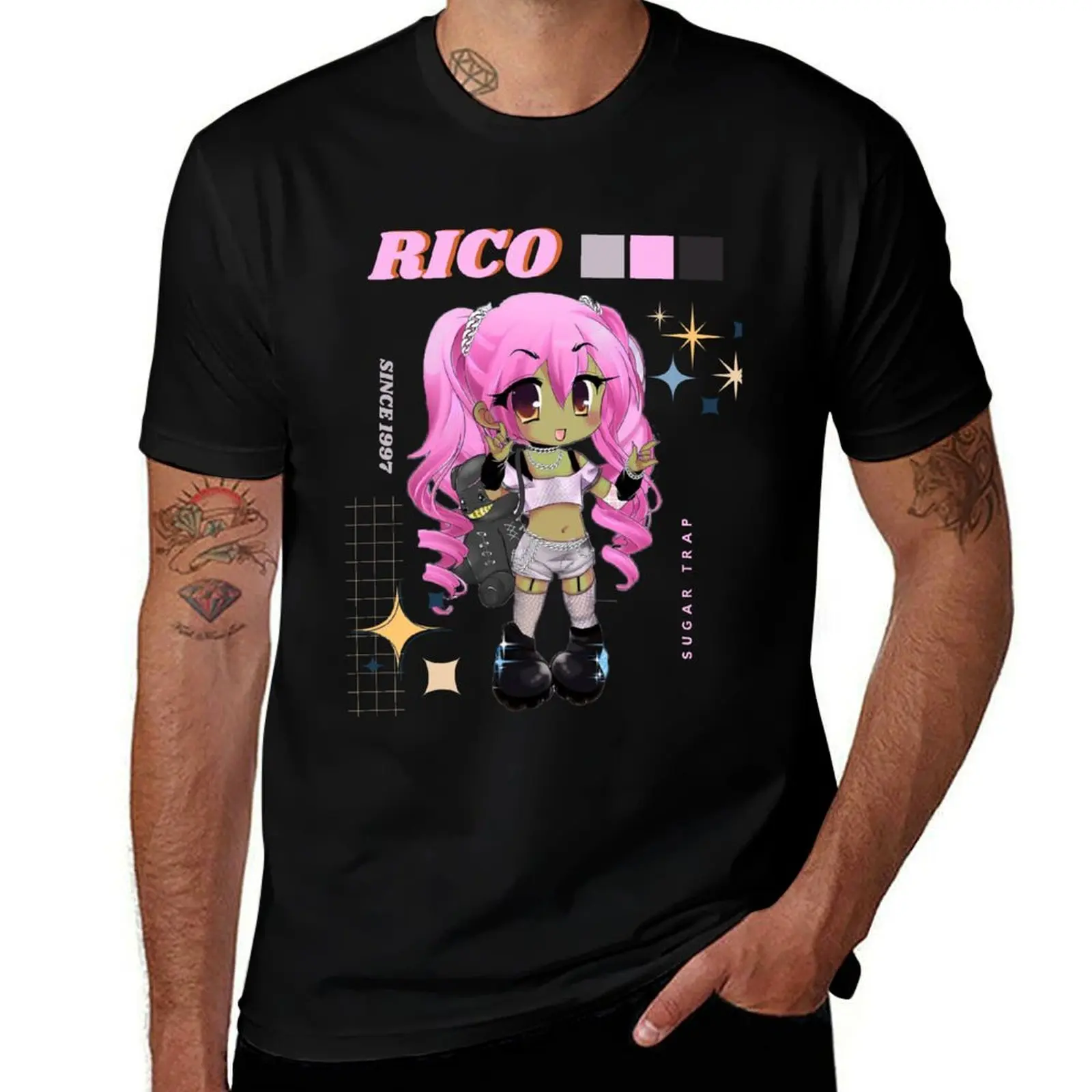 

Rico Nasty T-Shirt blue lock shirts graphic tees funny gifts sublime slim fit t shirts for men
