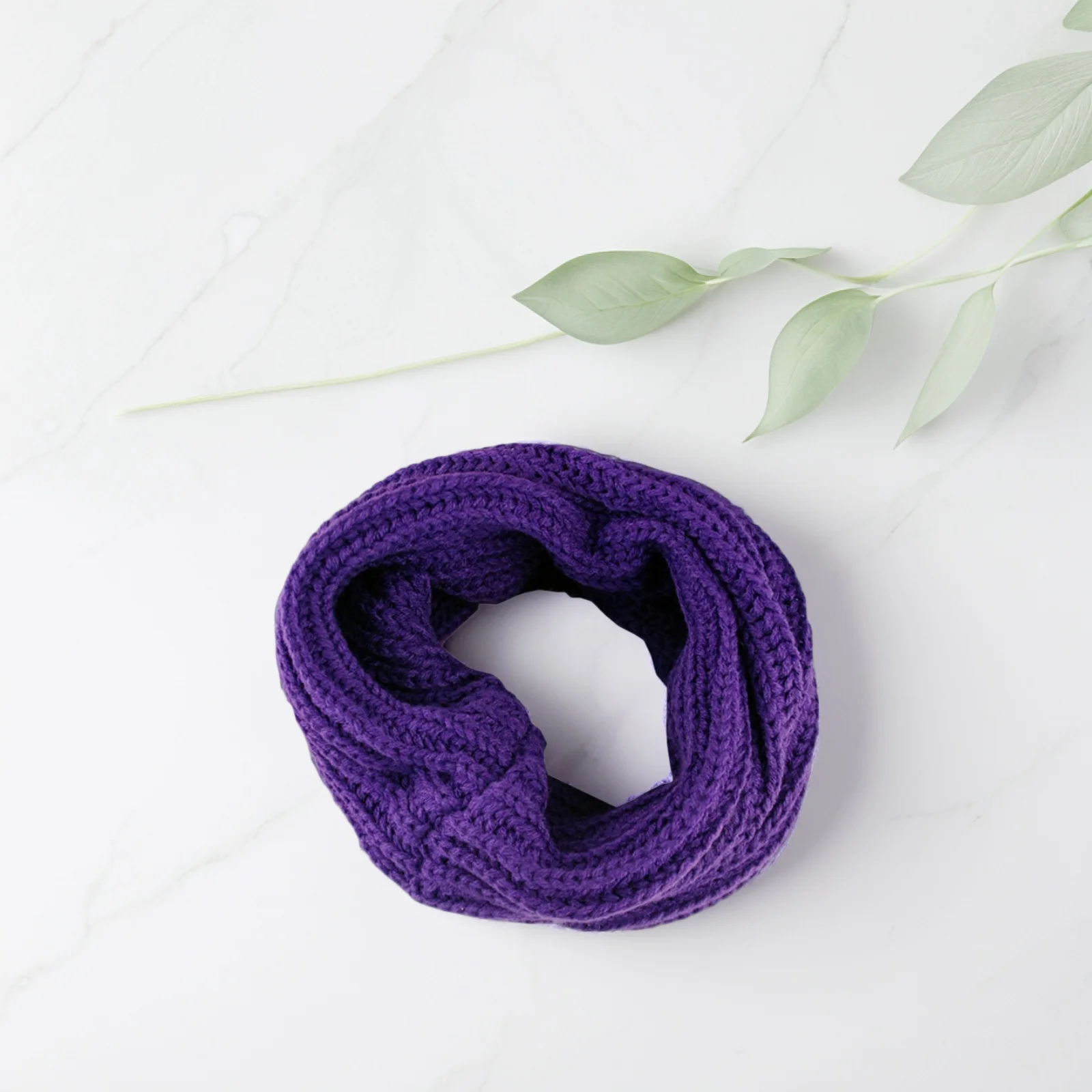 

Small Scarf Wool Women Circlescarf Shawl for Winter Para Warm Scarves Wrap Neck