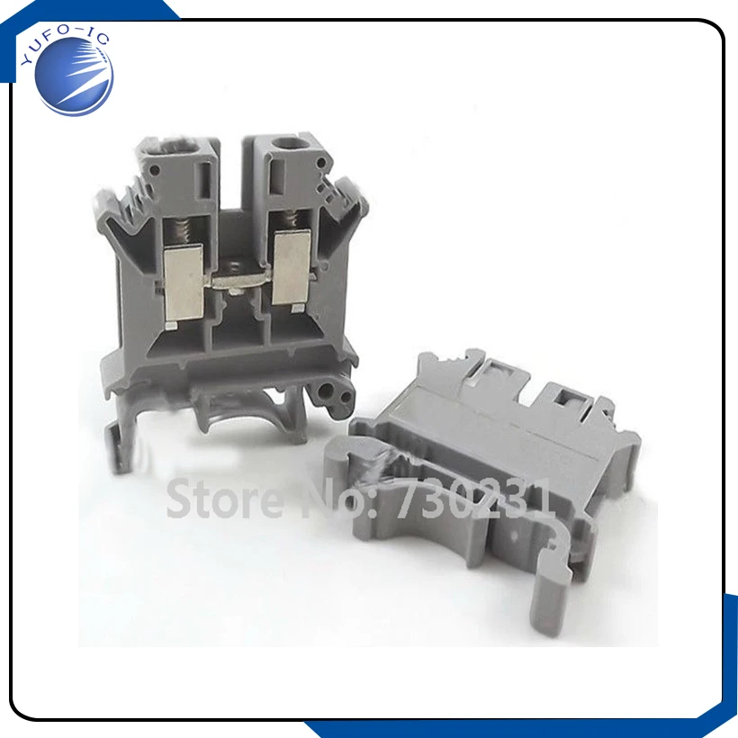 Free Shipping 3Pcs CNTD Terminal Blocks UK-6N Copper Sheet Guide rail terminals combined new A