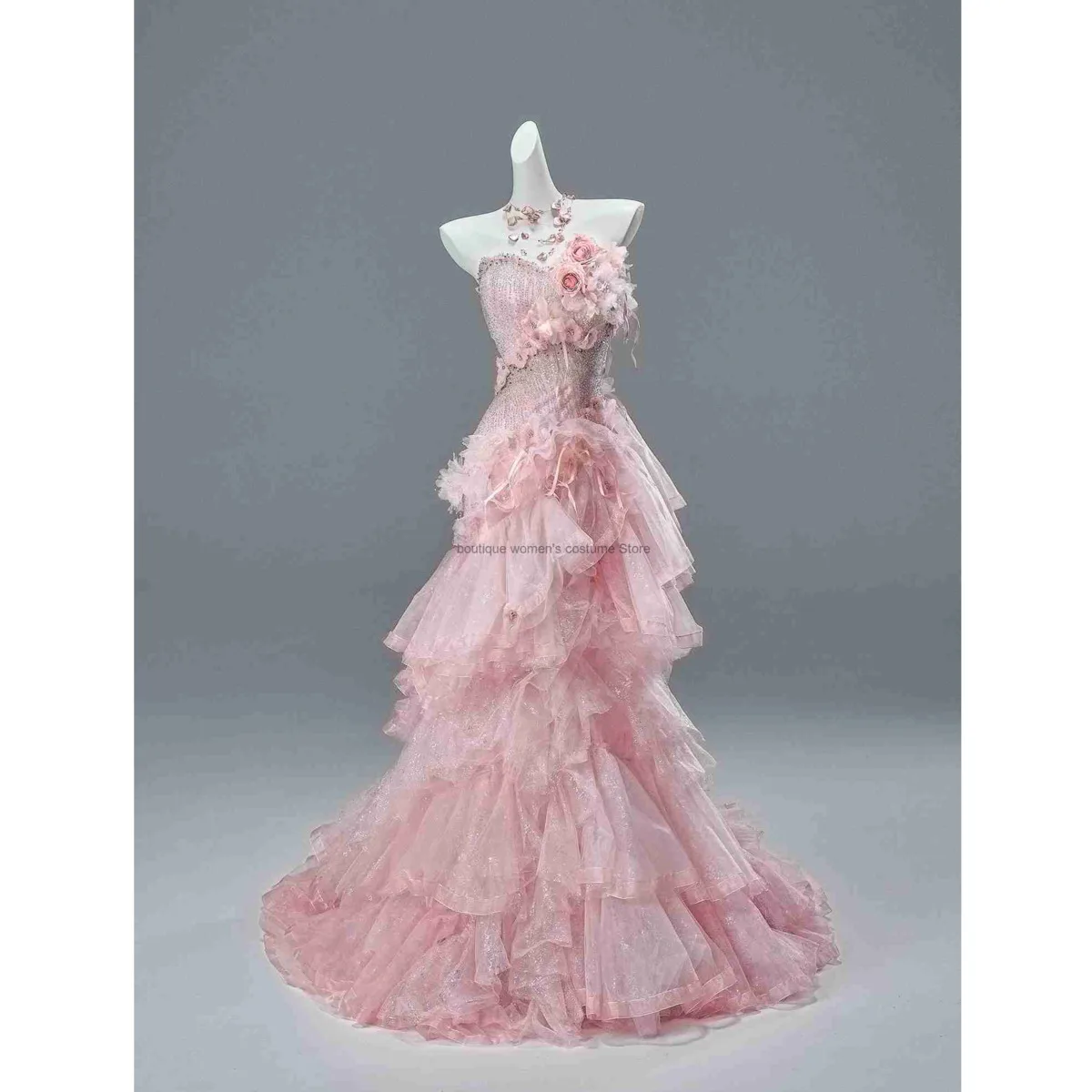 

Cross Queen Red Desire 26 Heavy Industry Fishbone Vintage 18-year-old Princess Light Gown For Coming-of-Age Ceremony