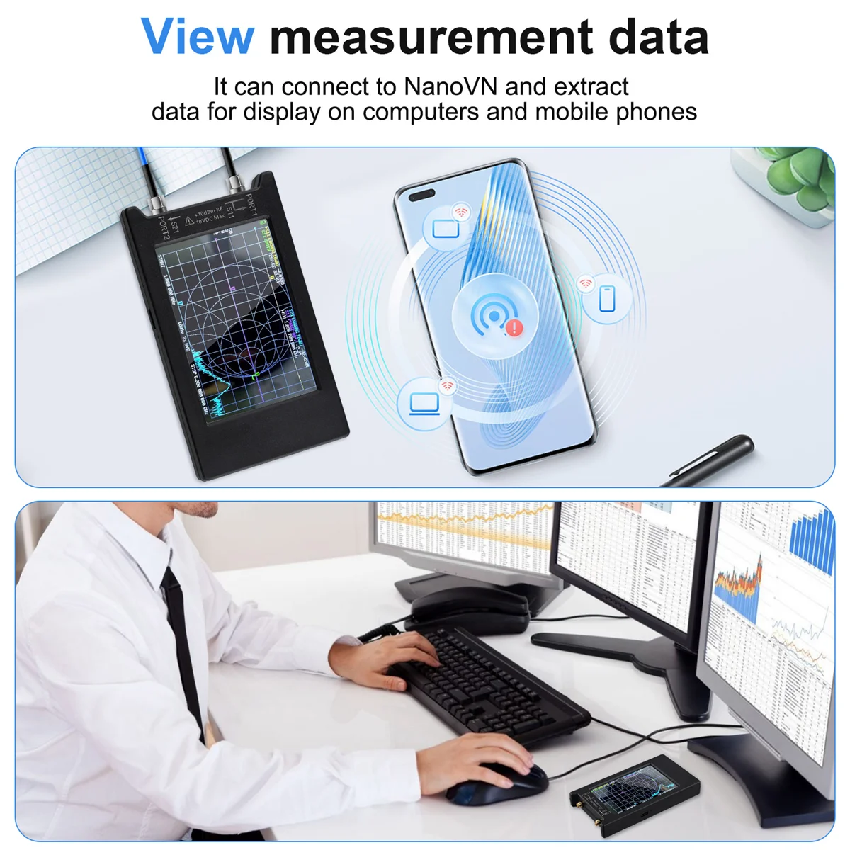 

A94U New LiteVNA-64 50KHz-6.3GHz LiteVNA 4Inch Touch Screen Vector Network Analyzer HF UHF Antenna Analyzer Update of NanoVNA