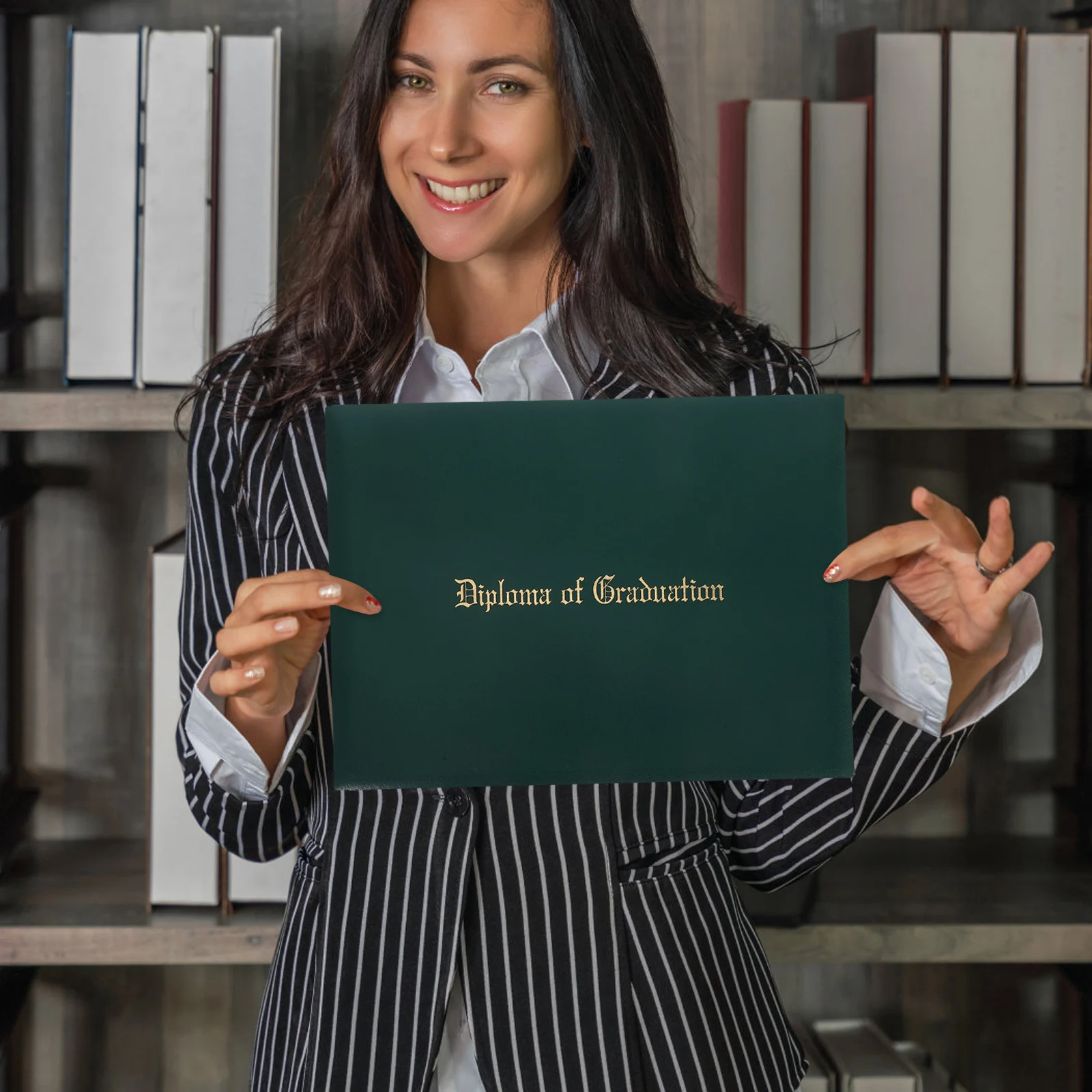 

Diploma Cover Award Holder Certificate Presentation College Graduation Book Style Binder