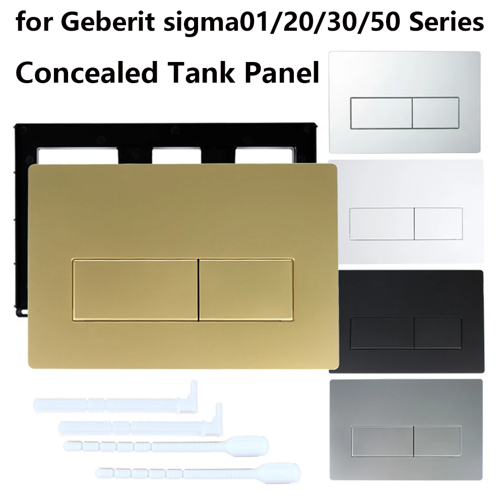 1PCS Dual Flushing Actuator Plate for Geberit Sigma UP300 UP320 Toilet Concealed Cisterns Wall-mount Tanks Flush Panel Parts