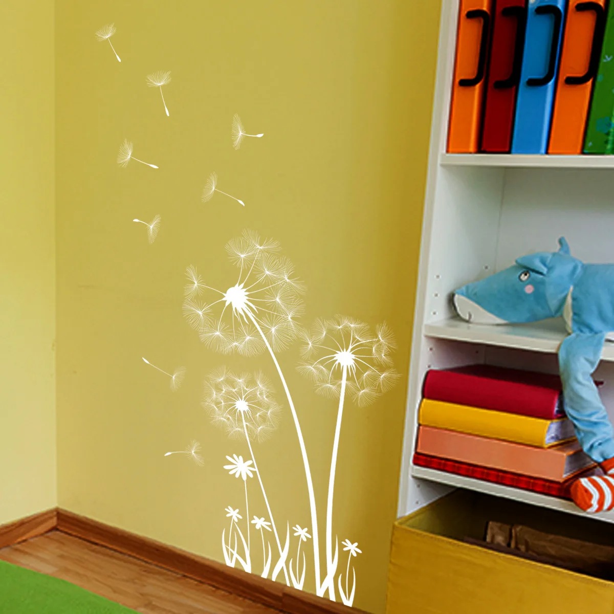 

Wall Sticker Creative White Dandelion Home Decoration Wall Sticker