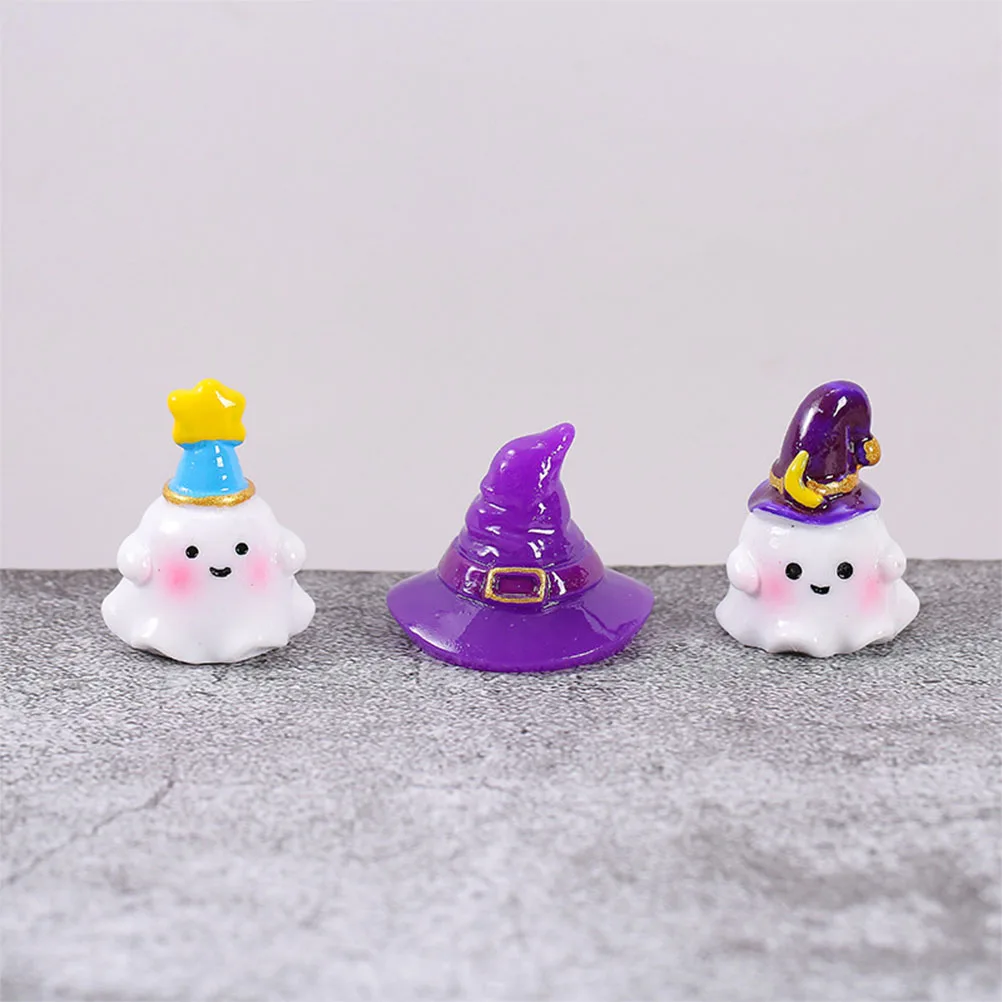 

10 pcs Mini Succulent naments Halloween Decorations Resin Figurines Desk Tiny Vivid Lifelike Gifts Gardening Supplies