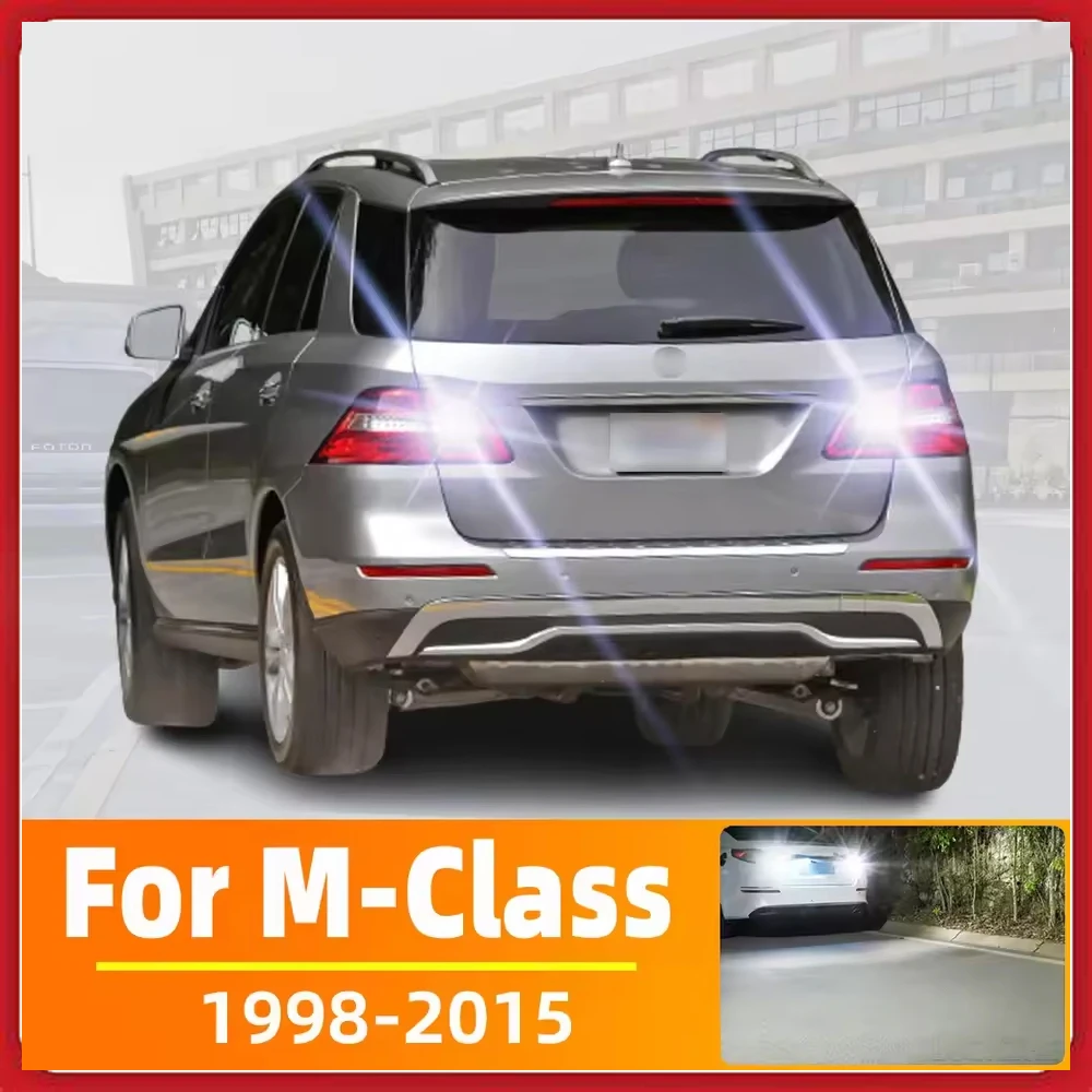 2x LED Reverse Light For Mercedes Benz M Class W163 W164 W166 Accessories 1998-2015 2010 2011 2012 2013 2014 Backup Back Up Lamp