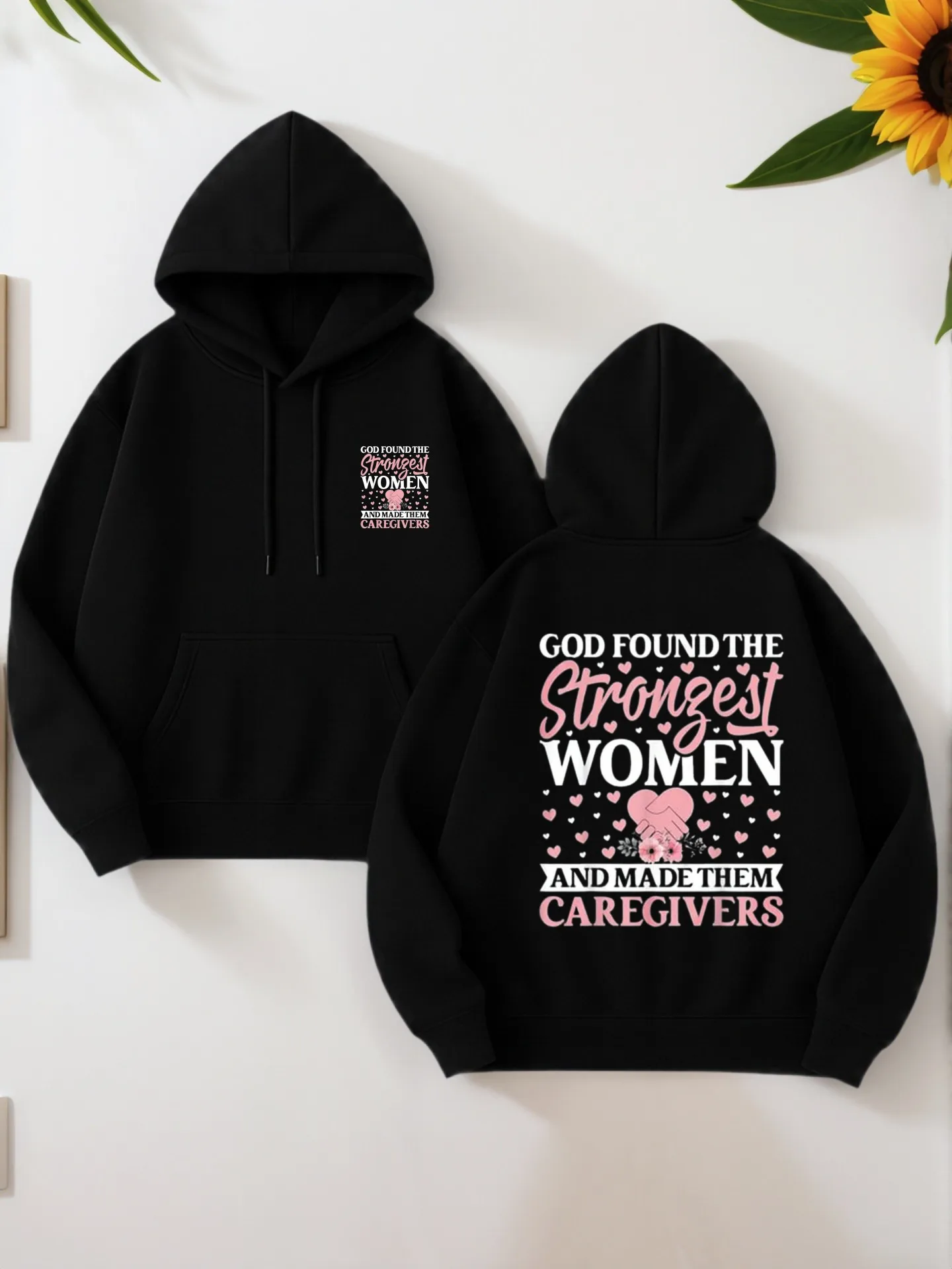 

Graphic Hoodie Men, Casual Cotton Blend Hooded Sweatshirt with Bow - Print Graphics, for College Students, For Everyday Wear