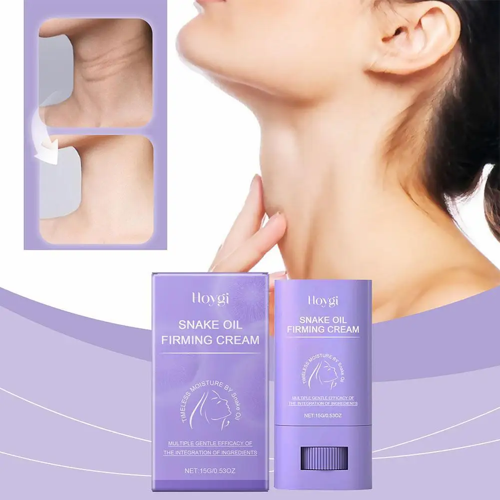 Tighten Neck Cream Eliminate Neck Wrinkle Lines Firming Smoothing Whitening Tighten Double Chin Anti-age Neck Care Stick