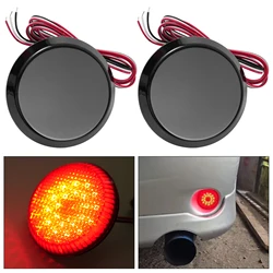 2x Red LED Rear Bumper Reflector Lights Car Tail Lamps Brake Stop Light For Nissan Qashqai X-Trail T31 For Toyota Corolla Sienna