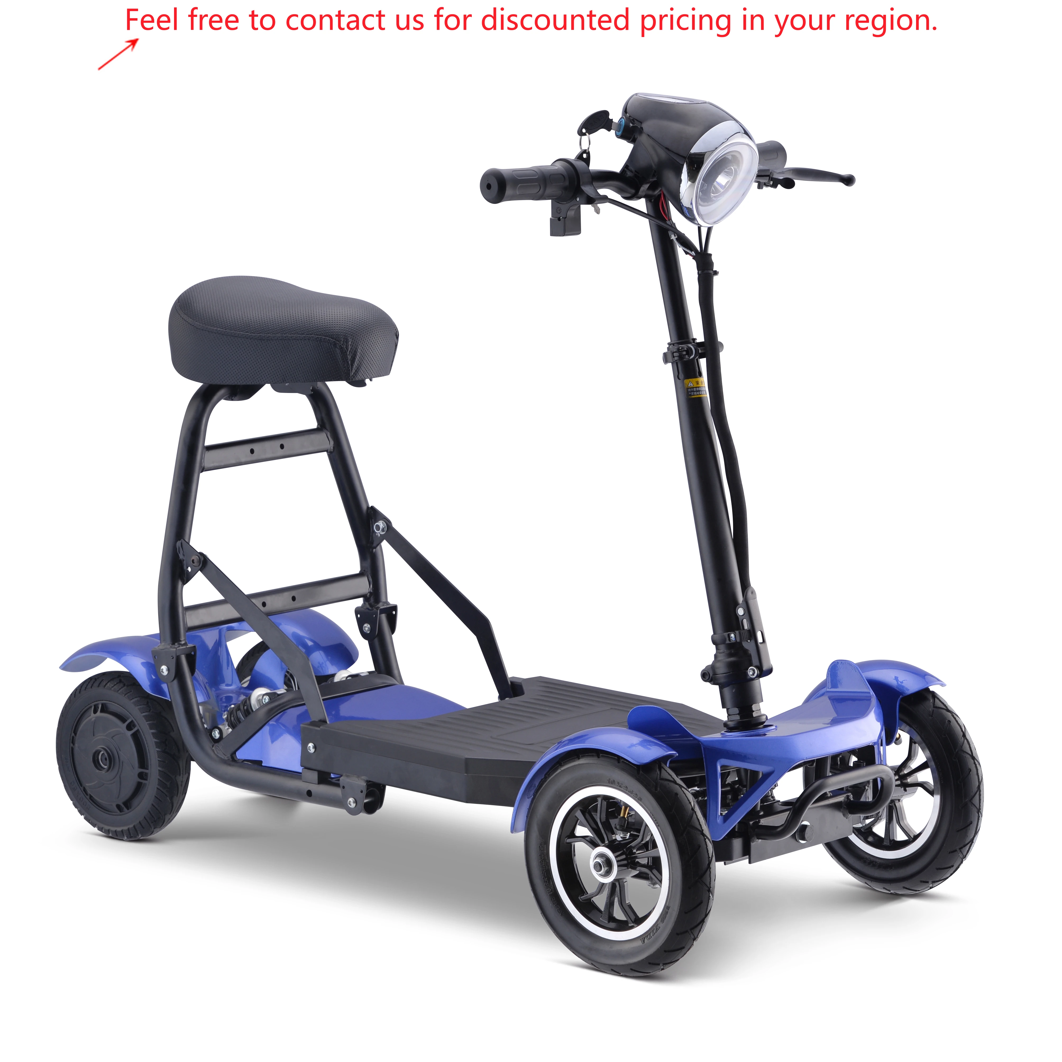 

Best Selling Products 2023 Foldable Electric Scooters 4 Wheels Mobility Scooter For Elderly And Disabled