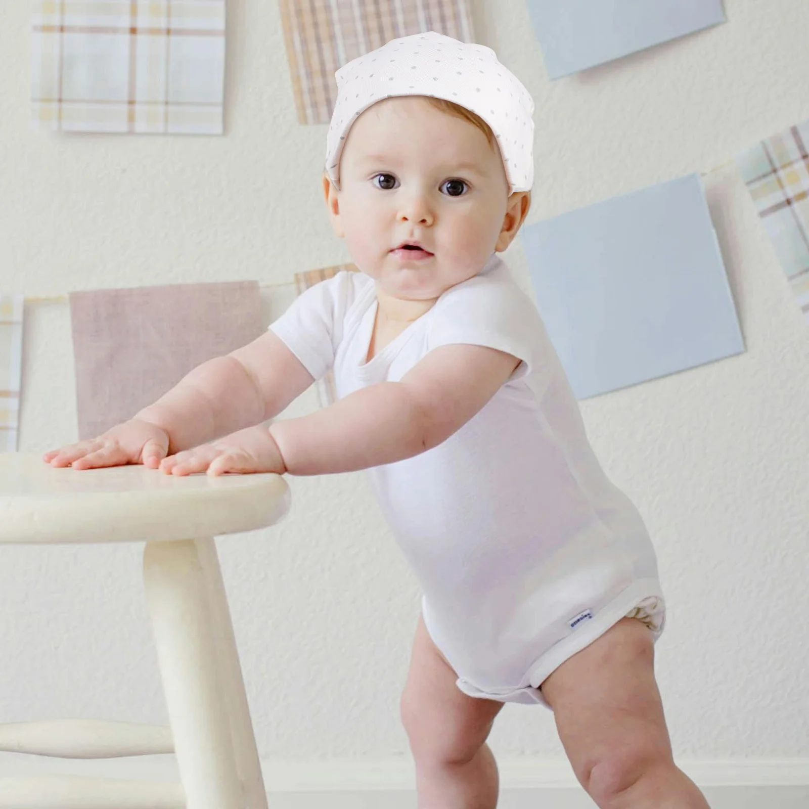 

Newborn Baby Cap Cotton Hat Infant Headwear Stylish Comfortable Lightweight Baby Girl Boy Shower Gift Newborn Hats