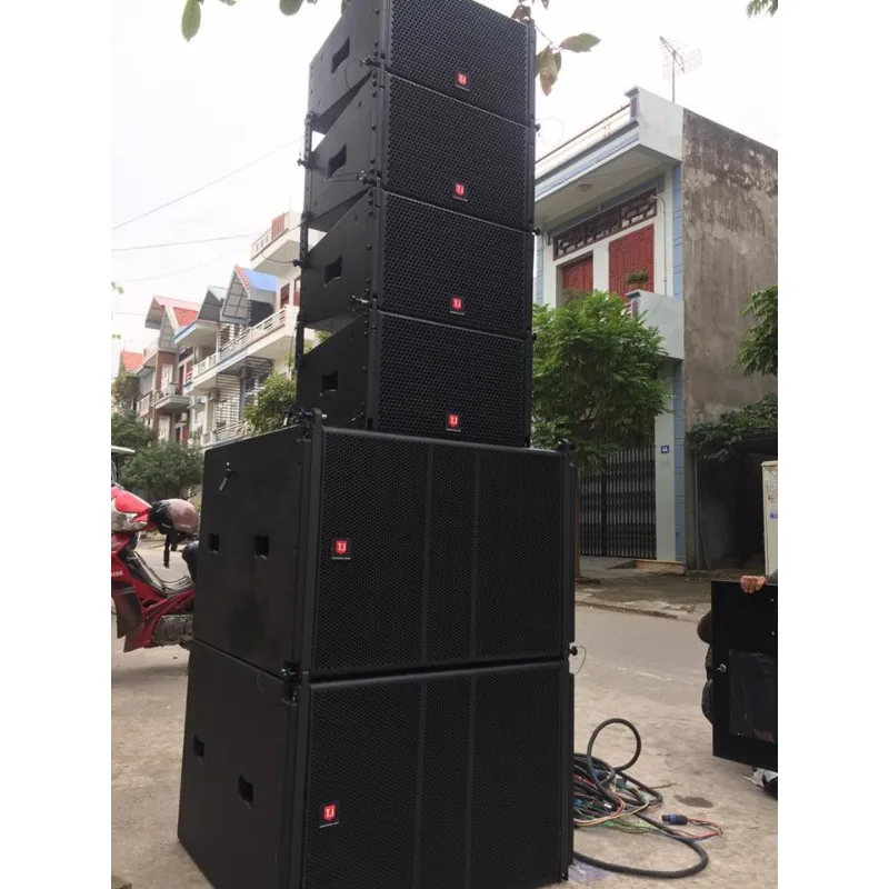 10 Inch Active Passive Line Array Speaker Set Professional Audio for Wedding Party Church view 5