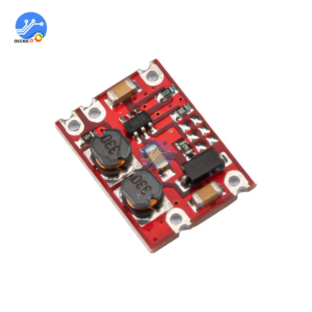 5PCS S09 DC-DC Automatic Buck Boost Power Step Up Down Board Module Input 3V-15V Output 3.3V/5V Electronic DIY PCB