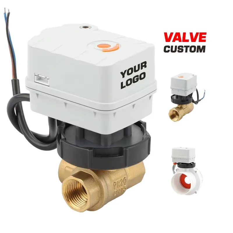 

Привод электрического латунного Т-образного шарового крана переменного тока 24 В с интеллектуальным контроллером