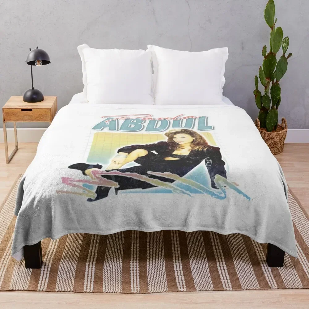 

Paula Abdul Throw Blanket Loose bed plaid Blankets