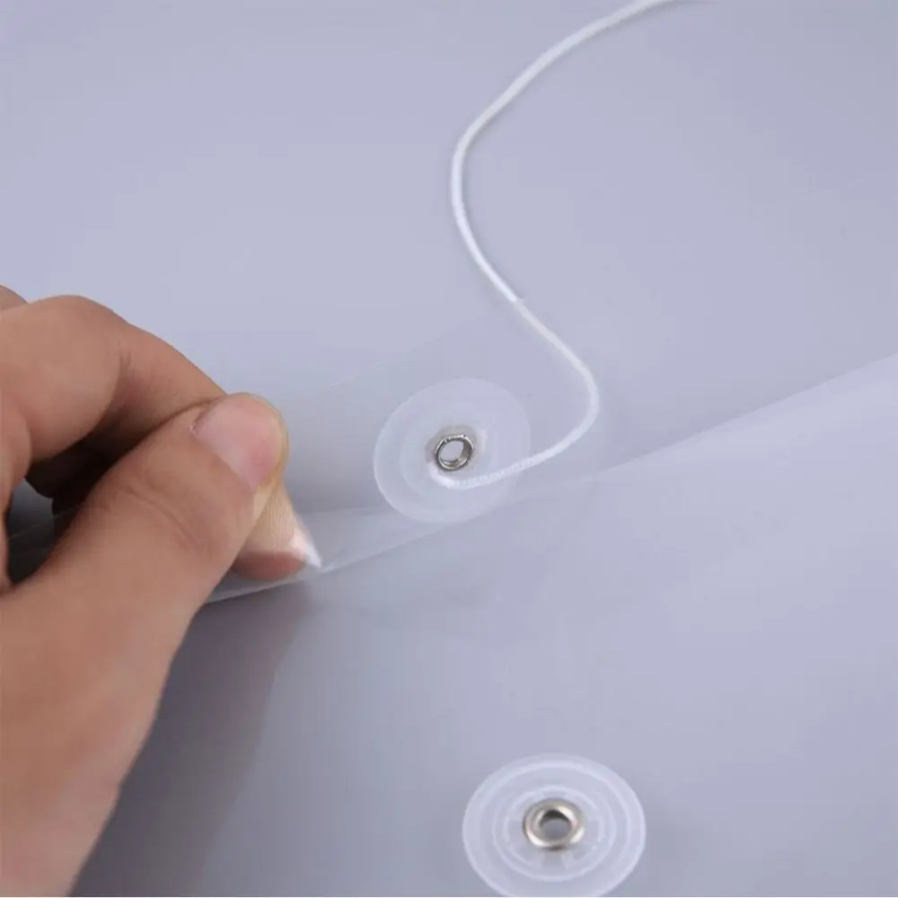 

Thickened A5/A6 File Folder Transparent Waterproof File Bag Plastic Stationery Bag Gift