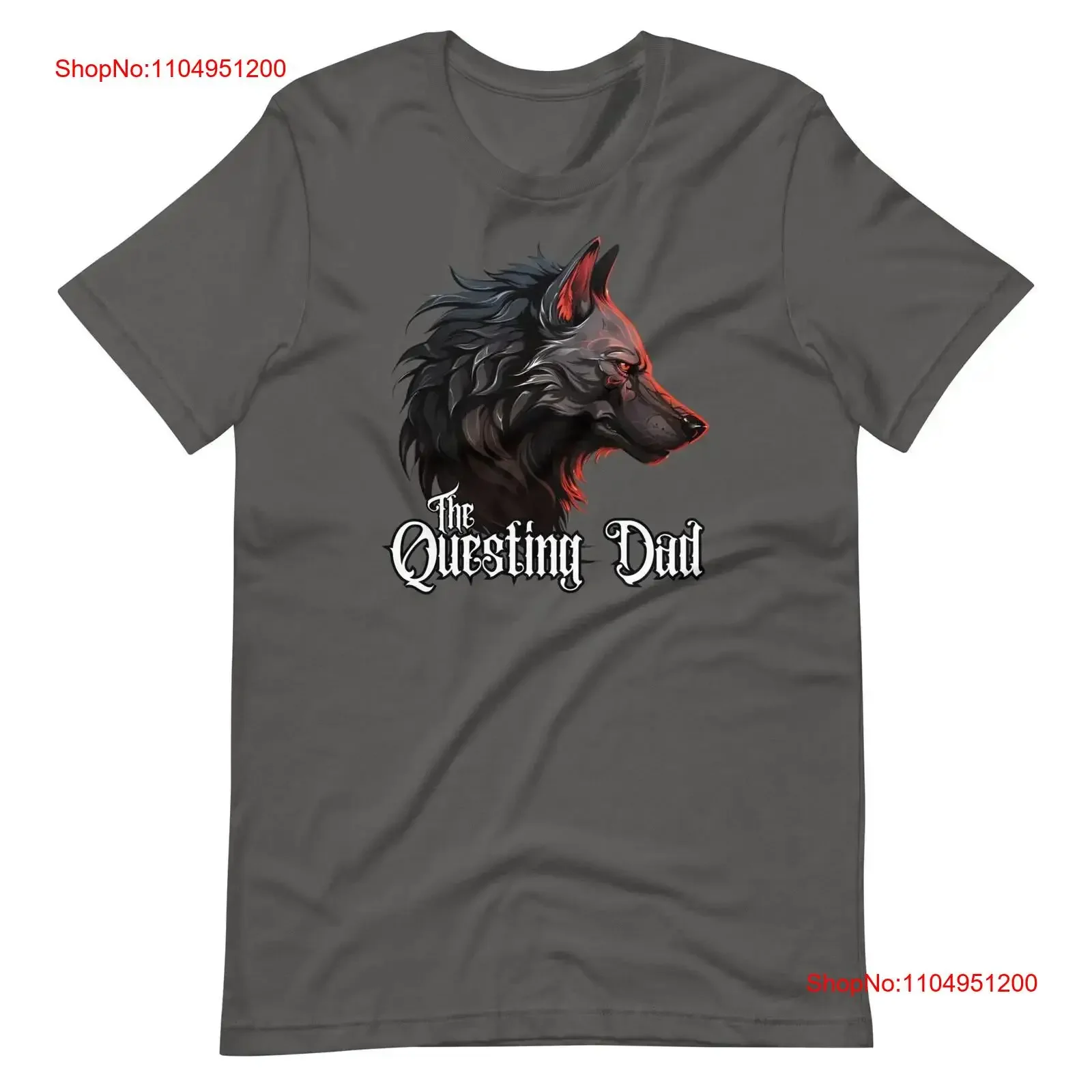 

The Questing Dad Detailed Profile Logo T Shirt Brand vintage Washed Slightly homme Breathable Casual Top For Everyday Wear