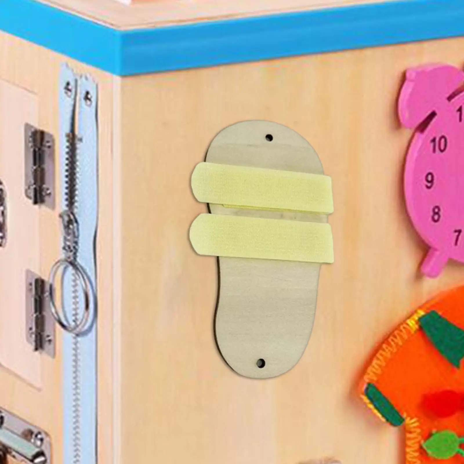 Montessori Busy Board accessori fai da te apprendimento abilità scarpa giocattolo per ragazze ragazzi