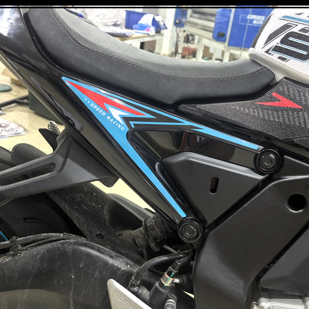 For CFmoto 675SR-R 675SRR 675 SR R 675SR Tank Pad Knee Fender Front Protection Stickers Decals Accessories