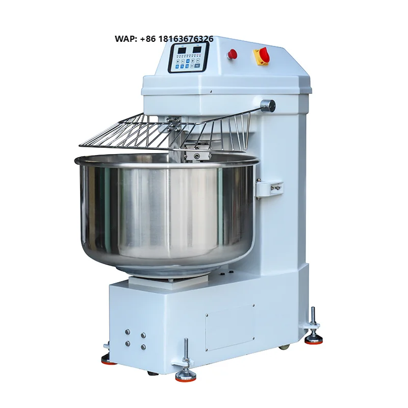 Large Commercial Spiral Mixer Machine Knead Noodle & Spiral Mixers 80L 100L 130L 200L 260L Capacity Donut Dough Mixer