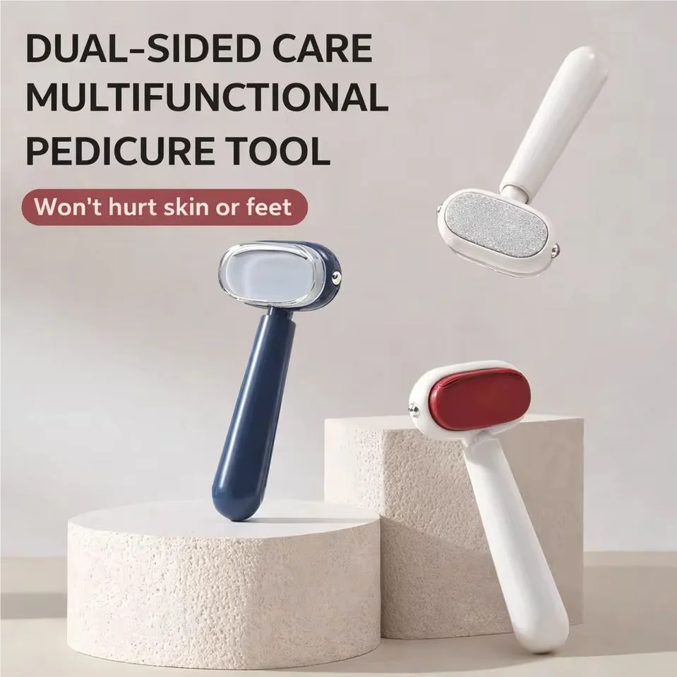 Dual‑Sided Multifunctional Pedicure Tool Foot File Dead Skin Remover, Safe Gentle, Non‑Damaging Pedicure Kit, for Soft Feet Care