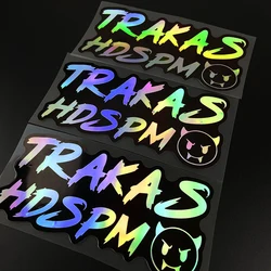 1PC Funny TRAKAS HDSPM Motorcycle Stickers Waterproof Motorbike Front Fairing Fuel Tank DIY Durable Universal Vinyl Decals